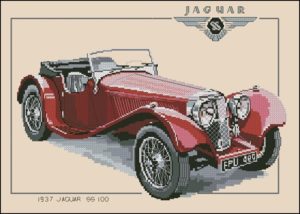 CJG117 1937 Jaguar SS100