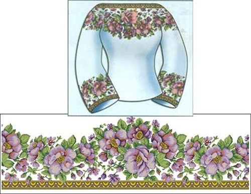 Сорочка жіноча "Квітковий розмай"