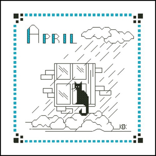 April – Черная кошка