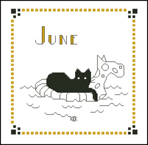 June – Черная кошка