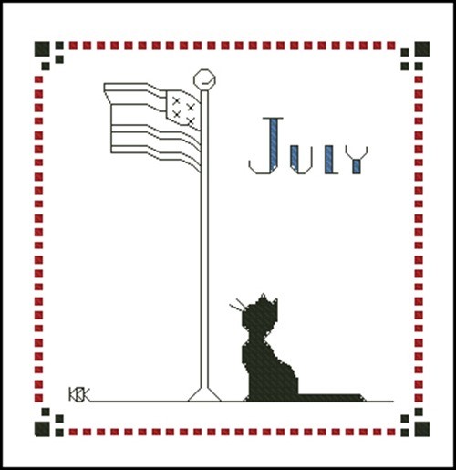July – Черная кошка