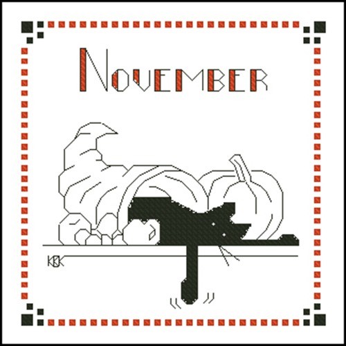 November – Черная кошка