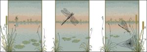 Dragonfly and Waterlilies
