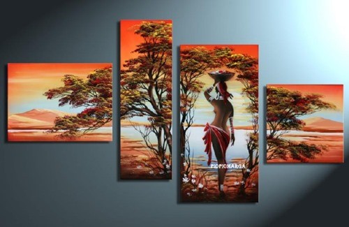 Полиптих "Африканские силуэты"