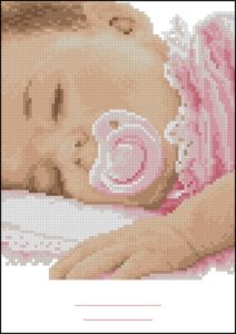 Спящий младенец (девочка)