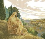 Иисус смотрит на Иерусалим