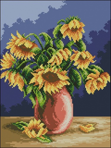 Sunflowers Vase 1