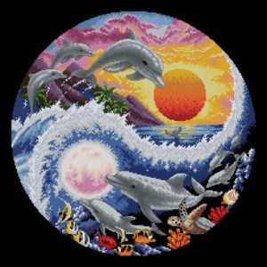 Солнечный и лунный дельфины