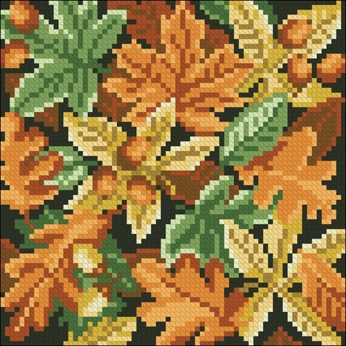 Autumn Leaves Cushion Front