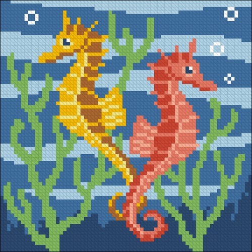 Sea Horses Pillow