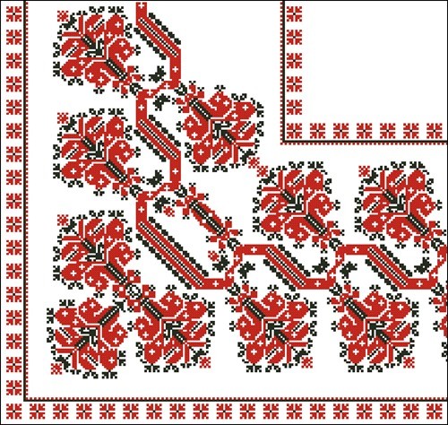 Схема вышивки «Узоры. Уголки» (№1947521)