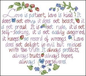 LOVE IS PATIENT