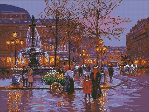 Вечерний Париж