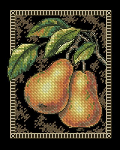Pears on Toile