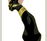 Египетская черная кошка