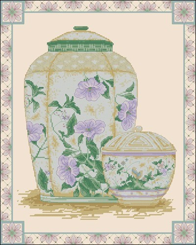 Декоративная ваза в прованском стиле