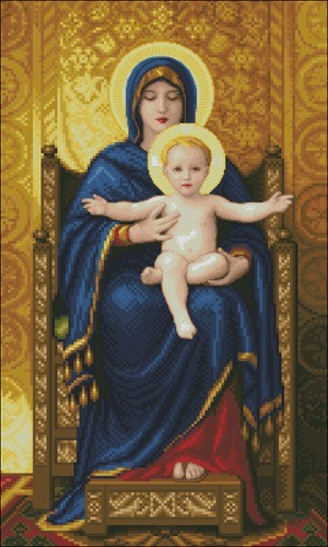 Solaria The Virgin and Child on the thr