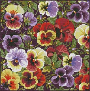 Pansy Pillow