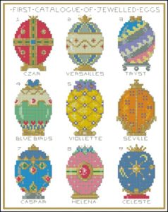 Jewelled eggs sampler