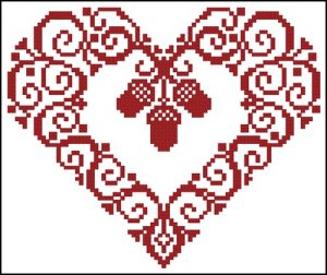 Сердце монохром
