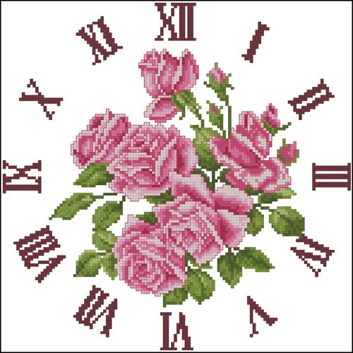 Часы-розы
