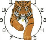 Часы с тигром