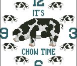 It's chow time clock