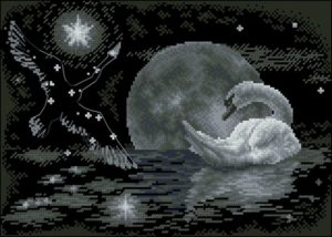 Moon swan