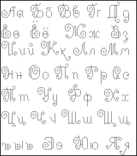 Русский алфавит детский (буквы с животными)