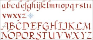 Английский алфавит (декоративный шрифт)
