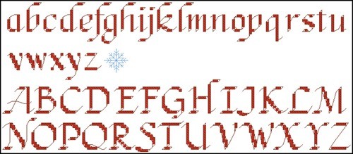 Вышивка алфавита крестиком - английские буквы - 29 Апреля - Бесплатные схемы вышивки крестиком