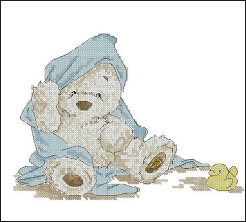 Медвежонок под одеялом