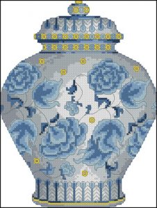 Blue and White Jar