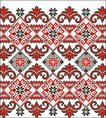 Русский орнамент вышивка фон