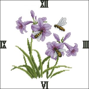 Часы "Пчелы и цветы"