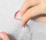 ВИДЕО: Вышивание крестиком для начинающих. Закрепление нити петлёй