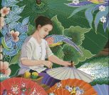 Thai Parasol Painting