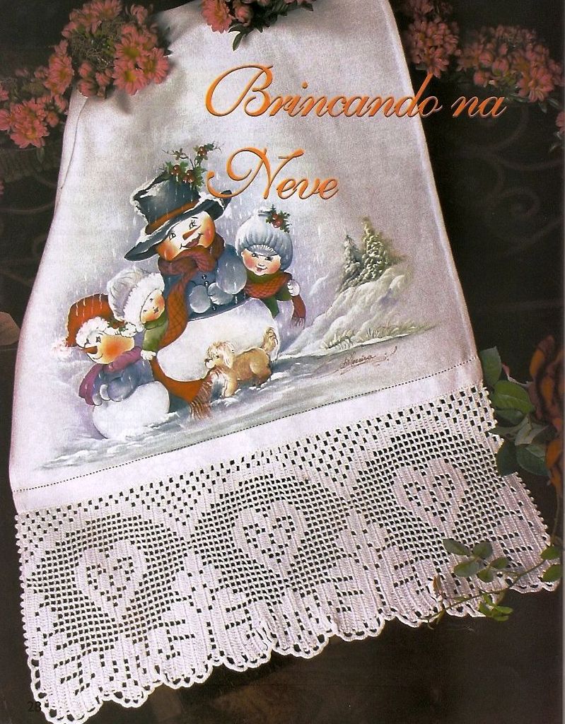 С Новым Годом! вышивка гладью