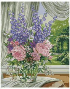 Peonies & Delphiniums