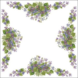 Violets Tablecloth