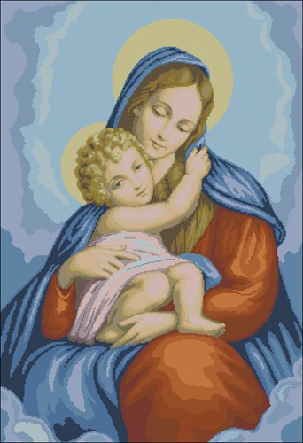 Мадонна с младенцем на руках