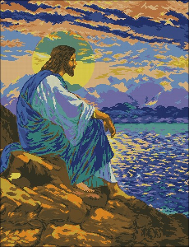 Иисус на берегу