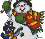 Cheery Snowman