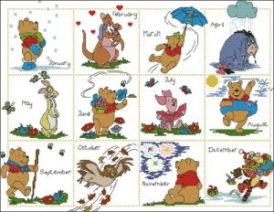 Pooh & Friend's Calender