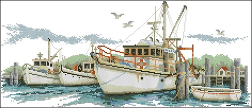 Fishing trawlers