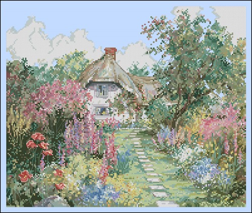 Загородный домик весной