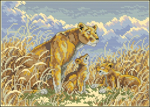 Lion & Cubs