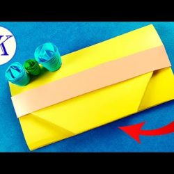 ВИДЕО: Как сделать бумажный кошелек оригами?