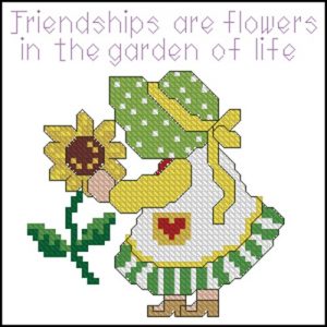 Frendship are flowers in the garden of life