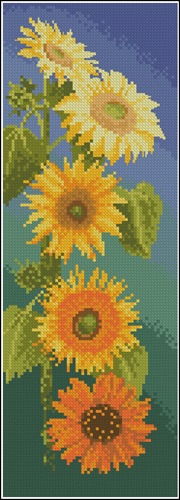 Sunflowers panel